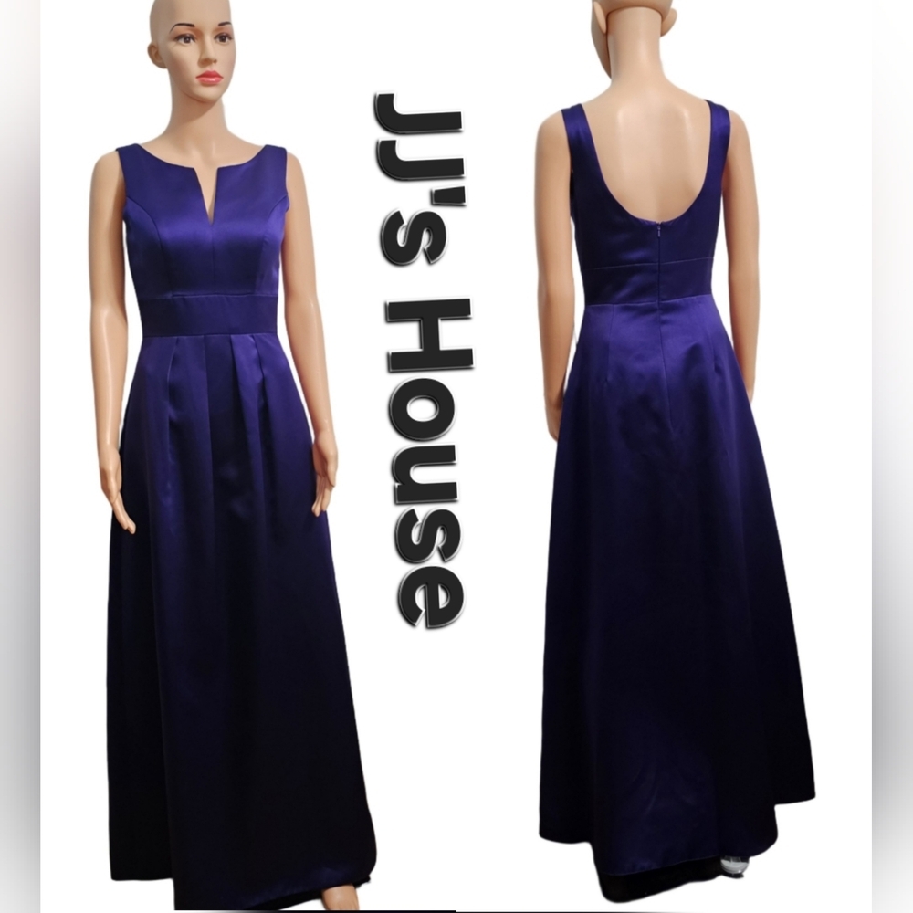 JJ's House Pleated Purple Formal Gala Clean Girl Maxi Dress S